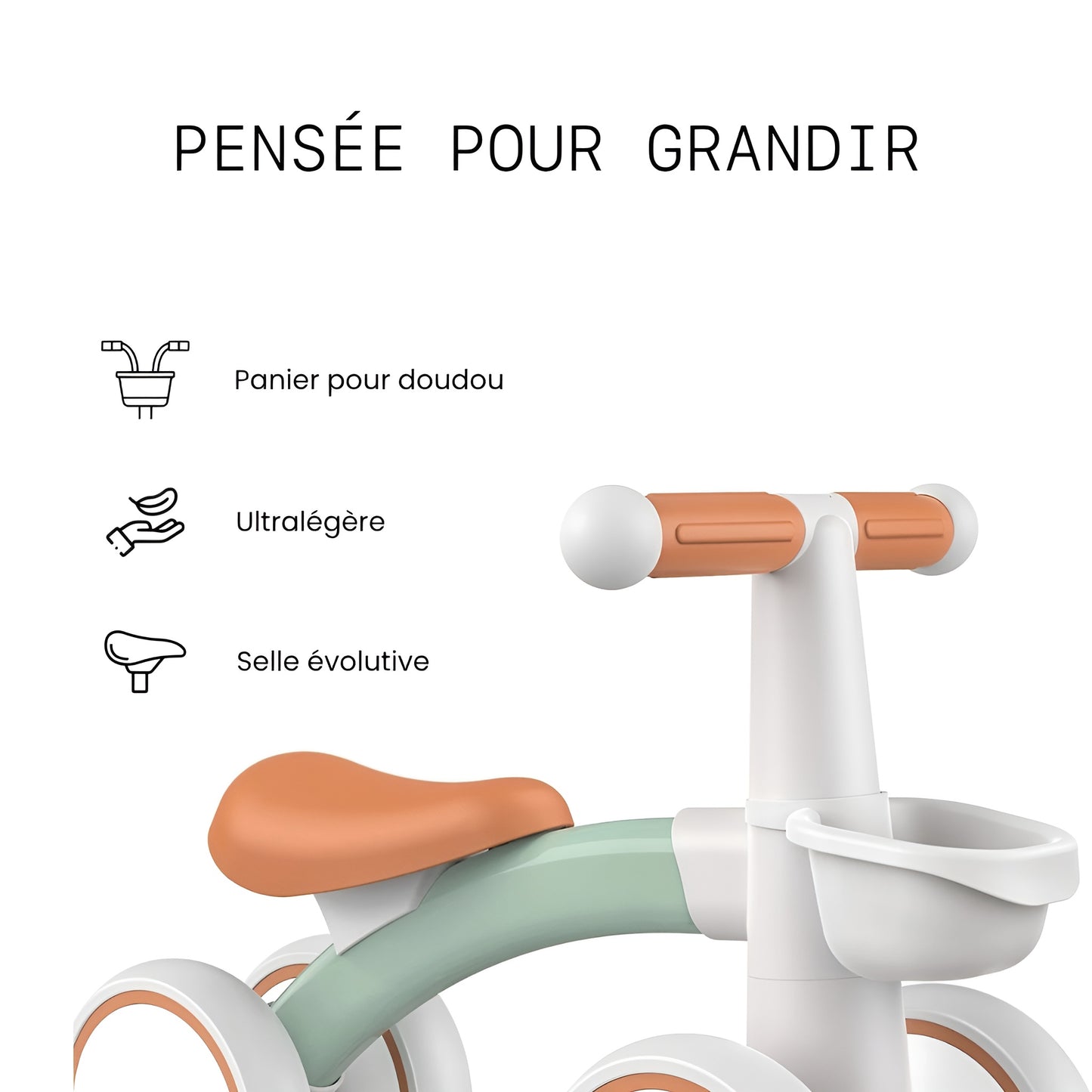Draisienne Premier Pas 1-2 ans – Kiddibike 1