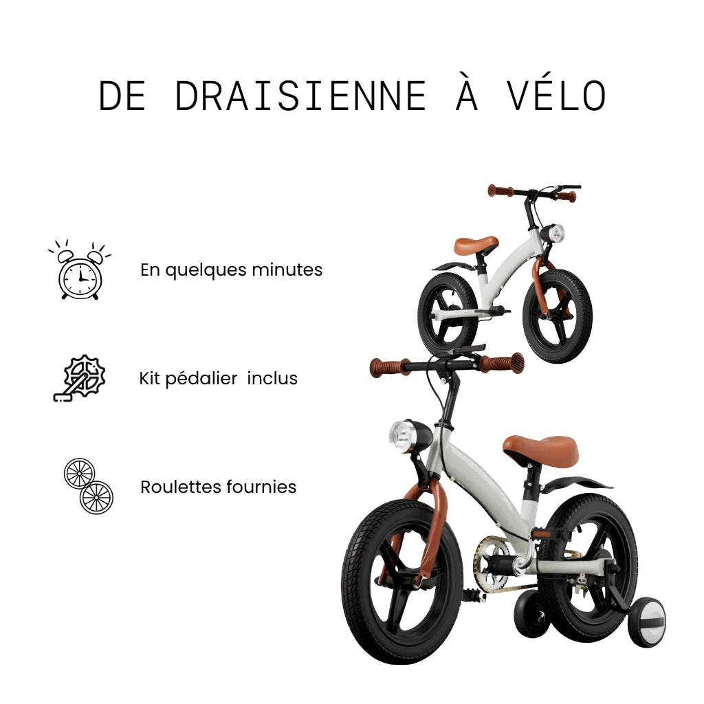 Draisienne Évolutive 2-8 ans – Kiddibike 4