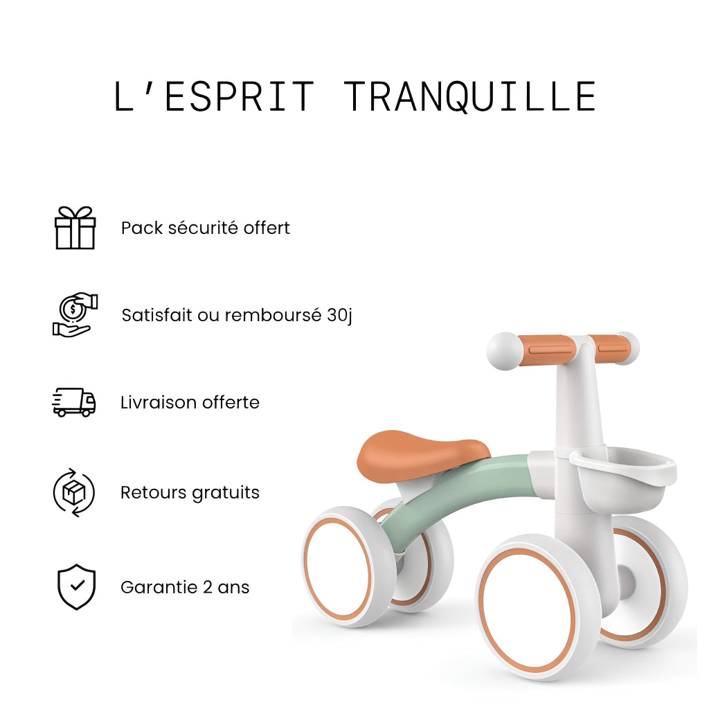 Draisienne Premier Pas 1-2 ans – Kiddibike 1