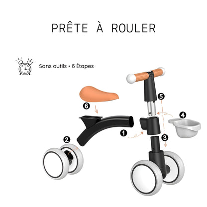 Draisienne Premier Pas 1-2 ans – Kiddibike 1