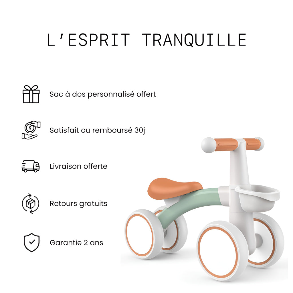 Draisienne Premier Pas 1-2 ans – Kiddibike 1